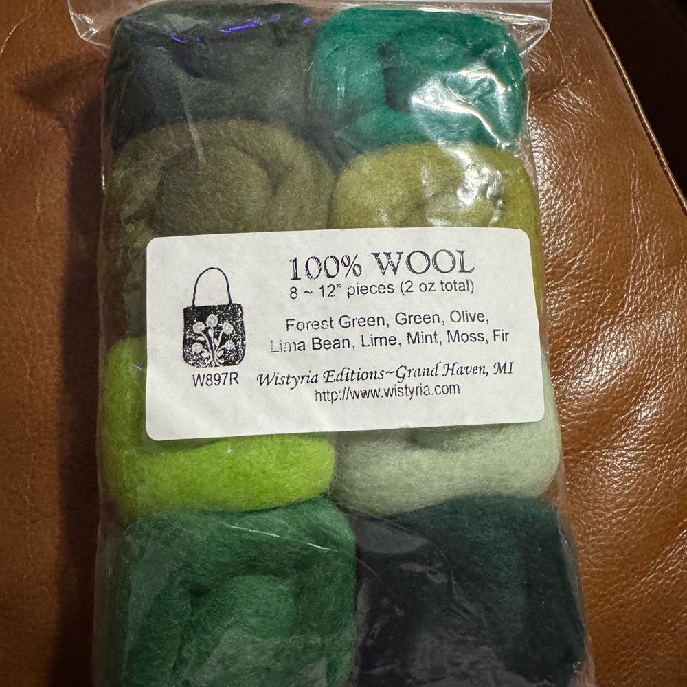 Needling Wool Roving Pack - various Shades